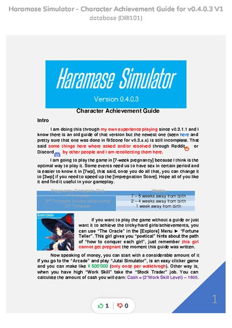 haramase simulator guide|Full Walkthrough Haramase Simulator v.0.4.0.3 .